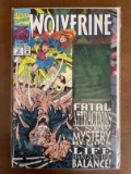 Wolverine Comic #75 Marvel Fatal Attractions Hologram Larry Hama Adam Kubert