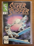 Silver Surfer Comic #14 Marvel Comics 1988 Copper Age Silver Surfer vs Silver Surfer