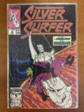 Silver Surfer Comic #28 Marvel Comics 1989 Copper Age Guest Starring Warlord of the Skrulls