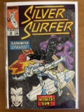 Silver Surfer Comic #29 Marvel Comics 1989 Copper Age Guest Starring  Midnight Sun