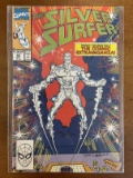 Silver Surfer Comic #42 Marvel Comics 1990 Copper Age Guest Starring Drax the Destroyer