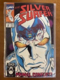Silver Surfer Comic #49 Marvel Comics Guest-starring Starfox and Drax the Destroyer