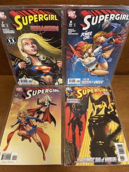 4 Issues Supergirl Comic #5 #6 #7 #8 DC Comics Nightwing & Flamebird