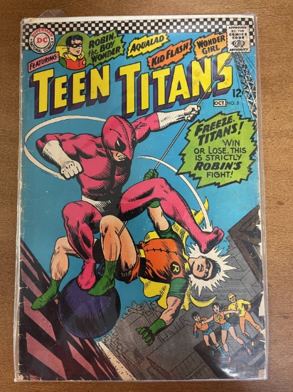 Teen Titans #5 DC Comics 1966 Silver Age Robin