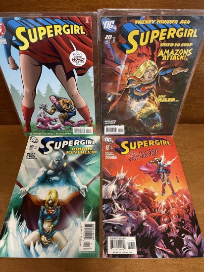 4 Issues Supergirl Comic #16 #17 #20 #21 DC Comics Origin