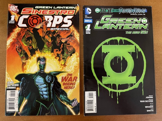 2 Issues Green Lantern Sinestro Corps #1 and Green Lantern Annual #1 DC Comics KEY 1st Issue