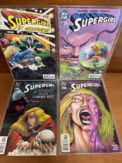 4 Issues Supergirl Comic #28 #29 #30 #31 DC Comics David Kirk Riggs