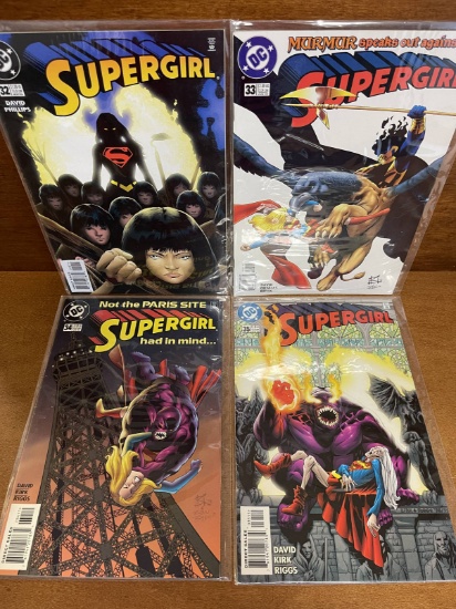 4 Issues Supergirl Comic #32 #33 #34 #35 DC Comics Murmur