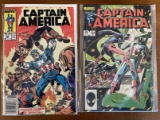 2 Issues Captain America Comic #301 & #335 Marvel Comics Bronze/Copper Age Key 1st Team Appeaqrance
