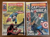 2 Issues Captain America Comic #375 & #376 Marvel Comics Copper Age Key Controversial Issue Due to D