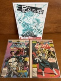 3 Issues The Punisher Annual Comic #3 #4 & The Punisher #3 Marvel Comics Lifeform Daredevil Captain