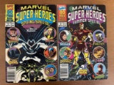 2 Issues Marvel Super Heroes Comic #1 & #2 Marvel Comics Copper Age KEY 1st Issue