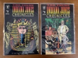 2 Issues The Young Indiana Jones Chronicles Comic #1 #3 Dark Horse Comics KEY 1st Issue