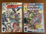 2 Issues GI Joe Special Missions #1 GI Joe Oder of Battle #2 Marvel Comics KEY 1st Issue