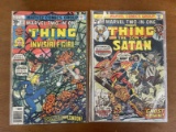 2 Issues Marvel Two in One Comic #14 & #32 Marvel Comics Bronze Age Comics