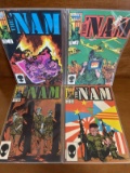 4 Issues The Nam Comic #3 #4 #5 & #7 Marvel Comics Copper Age Comics