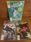 3 Issues Web of Spiderman Comic #62 #63 & #100 Marvel Comics KEY Debut of Spider Armor MK I