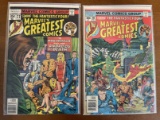 2 Issues Marvels Greatest Comics #66 & #77 Marvel Comics 1976 Bronze Age