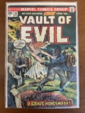 Vault of Evil Comic #16 Marvel Comics 1974 Bronze Age Grave Honeymoon