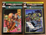 2 Issues The Real Ghostbusters in Ghostbusters II Comic #1 & #3 Now 1989 Copper Age 1st & Last in Se