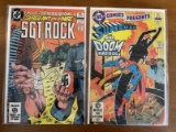 2 Issues Sgt Rock #381 & DC Comics Presents #52 BRonze Age KEY 1st Appearance of Ambush Bug