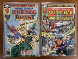 2 Issues Marvel Team Up Comic #84 & #90 Marvel Comics Bronze Age Comics Spiderman Master of Kung Fu