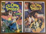 2 Issues Cloak and Dagger Comic #7 & #18 Marvel Comics Infinity Gauntlet Crossover