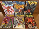6 Issues The Flash Comic #51 #52 #60 #66 #68 #74 DC Comics Aquaman Future Tense