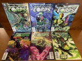 6 Issues Green Lantern Corps Comic #19 - #24 DC Comics Wrath of the First Lantern Lights Out