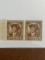 Unused US Stamp Pair #706 Washington Bicentennial 1 1/2 Cents 1932