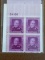 Unused Block of 4 Stamps #988 Samuel Gompers 3 Cents 1950