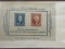 Centenary International Philatelic Exposition Souvenir Sheet Plate 1947 100th Anniversary of US Post