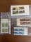 4 Sets of 4 Blocks of Unused 6 Cent Stamps 16 Total Stamps Christmas Natural History Grandma Moses A