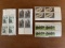 4 Sets of 4 Blocks of Unused 6 Cent Stamps 16 Total Stamps Daniel Webster Marquette Explorer John We