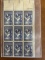 18 Unused Stamps in two Blocks of 9 Stamps Magna Carta & American Steel
