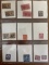 13 Stamps Used Singles US Stamps From 1950 to 1956 in Protective Sheet