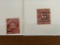 2 Stamps Used US Singles J57 1914 Postage Due Stamp 30 Cents & J58 1914 Postage Due Stamp 50 Cents