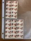 25 Unused Seasons Greetings USA 20 Cents Stamps 2 Blocks of 10 & 15 Stamps