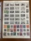 27 Used Stamps From 1800's to Early 1900's on Collector Sheet Landing of Columbus  Washington Frankl