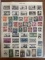 35 Used Stamps From 1900's on Collector Sheet National Capitol Liberty Monticello and More