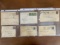 6 Envelopes with 8 Post Marked Stamps From 1930's Most Mailed From Ohio