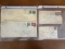 4 Envelopes 6 Stamps Postmarked From 1930's