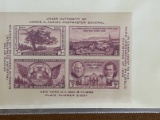 3rd International Philatelic Society Exposition Souvenir Sheet Plate #21557 US 1936