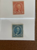 2 Unused Stamps #641 Jefferson 1927 9 Cents & #692 Hayes 1931 11 Cents