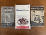 3 Books 1966 Harris Catalog by Harris The Stamp Finder by Harris Stamps & Stories by US Postal Servi