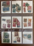 35 Various Used Germany Stamps in Collectible Sheet