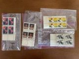 4 Sets of 4 Blocks of Unused 6 Cent Stamps 16 Total Stamps Hemisfair 68 Professional Baseball Chief