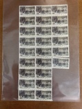 24 Unused Christmas 13 Cent Stamps in a Sheet
