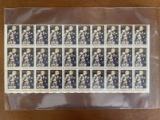 30 Unused Christmas Stained Glass Art of Mother Mary & Baby Jesus 15 Cent Stamps