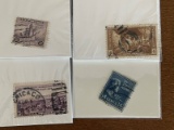 4 Stamps Used Singles US #729 1933 #743 1934 #773 1935 #819 1938
